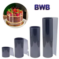 Rolo Acetato BWB para Bolo e Torta | Tira PET Transparente 5cm 10cm 15cm x 4m Confeitaria