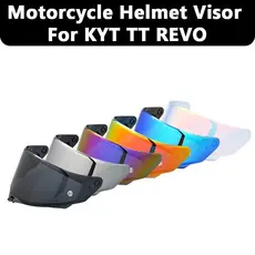Viseira para Capacete KYT TT REVO, Lente de Substituição Anti-UV e à Prova de Vento para Capacete de Motocicleta, Acessó