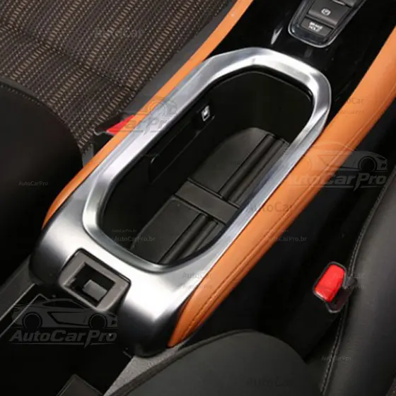 Para Honda HR-V HRV 2014-2020, Tampa Decorativa do Porta-Copos do Console Central, Acessórios Internos 5Z2L