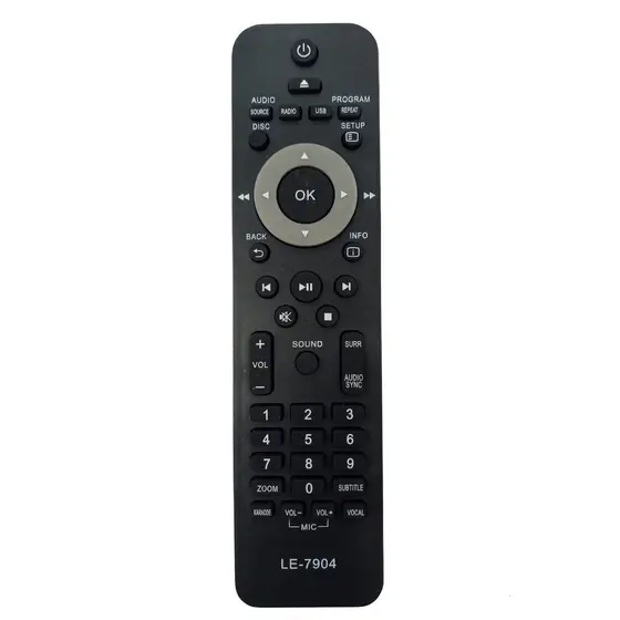 Controle Remoto Para Home Theater Philips (LE7904) - Substituto Compatível