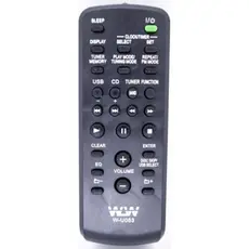 Controle Remoto Som Compativel Mhc-gtr6 Gtr8 Gtr33 Gtr88 Gtr888 Gtr333 Gtr555  Mhc-esx9 Mhc-ex66 Fst-sh2000 Mhc-ec590 Rm