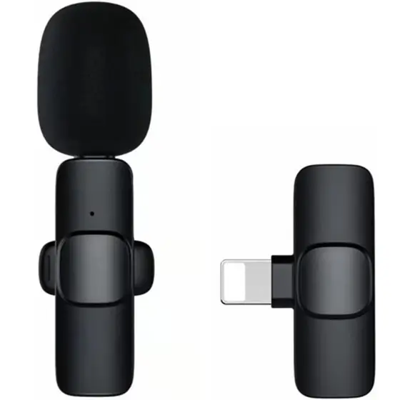 Microfone Lapela Sem Fio Compatível Android Usb C Type C