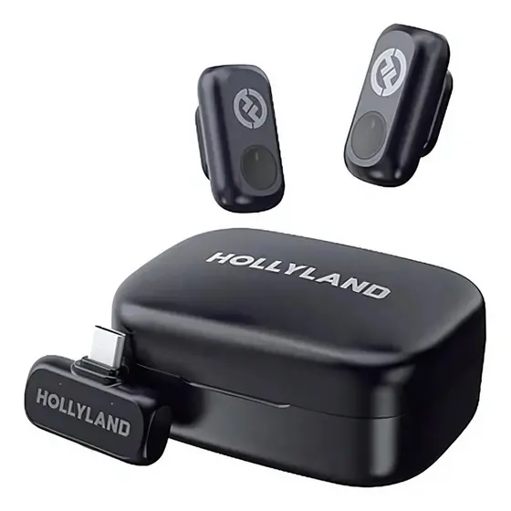 Microfone Hollyland Lark A1 Combo Duo Usb-c e Lightning