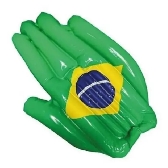 Mão Inflável Gigante Do Brasil-