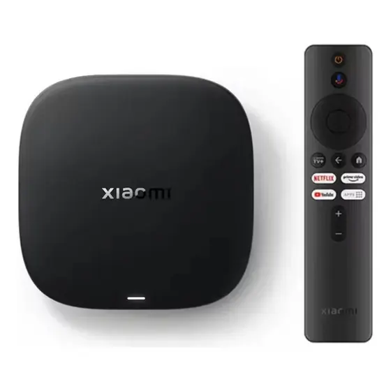 Mi Box S 4k 3rd Gen 2gb 32gb Googletv Xiaomi Comando Voz Preto