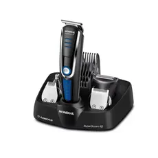 Aparador de Barba Pelos Bigode e Cabelo Mondial SuperGroom 10 em 1 Sem Fio Bivolt