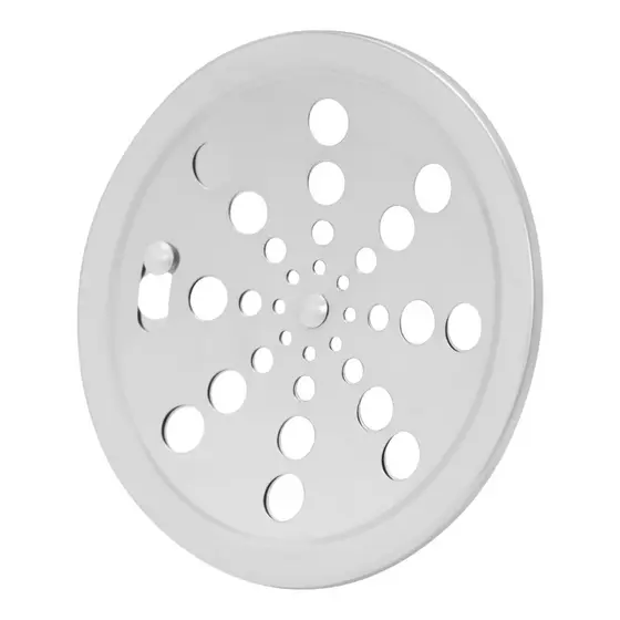 Ralo Tampa Grelha 15x15 INOX REDONDO Abre E Fecha Rotativo