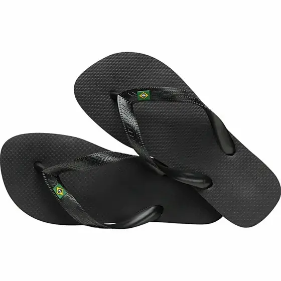 Chinelo Sandalia Havaianas Banderinha Preto Verão