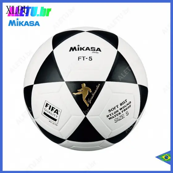 Bola de Futsal Mikasa de Alta Qualidade FT5, Cores Originais FIFA FT-5 LB6B