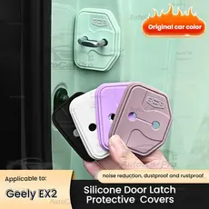Conjunto de 4 peças adequado para a capa protetora de silicone da fechadura da porta do Geely EX2 OQRW