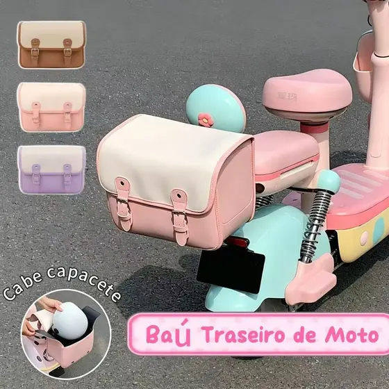 Bolsa de Armazenamento para Banco Traseiro de Motocicleta - Suporte de Bagagem Impermeável para Carro Elétrico com Ba ZY