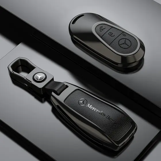 A Capa de Chave de Carro em Liga de Zinco é Compatível com Mercedes-Benz E300LC-class E G C260LA GLC Maybach S GLEGLB Ac