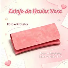 Bolsa de leitura porta óculos de sol estojo em couro sintético case Ecológico Feminino Nova