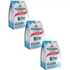Kit com 3 Leite em Pó Integral Fonte de 6 Vitaminas 350g- Finíssima