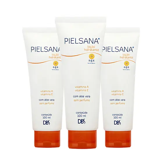 Kit 3 Pielsana Loção Hidratante Age Bisnaga 100ml (1) Dbs