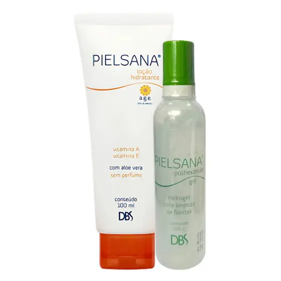 Kit Pielsana Loção Age Bisnaga 100ml + Pielsana Polihexanida Hidrogel 100g (1) Dbs