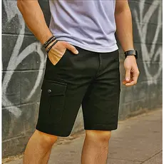 Bermuda Masculina Cargo Sarja do 40 ao Plus Size 54