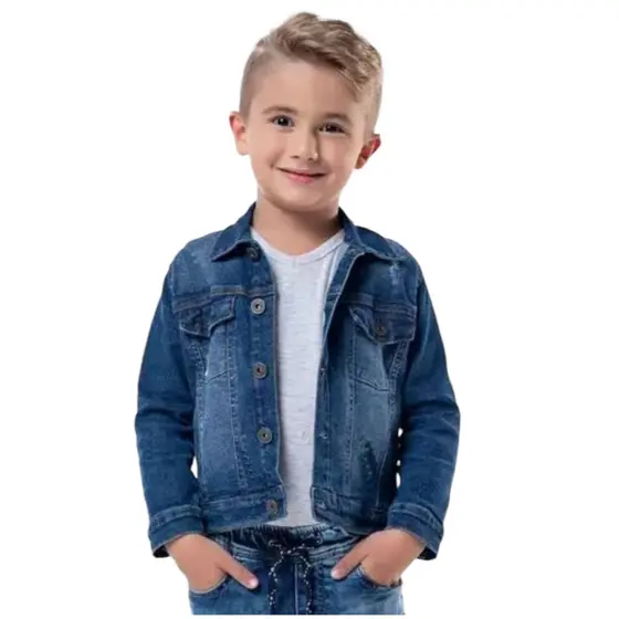 Jaqueta Jeans de Menino Leve e Resistente