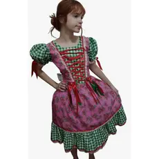 Vestido Feminino Menina Infantil Juvenil Quadrilha Festas Junina Caipira Festa