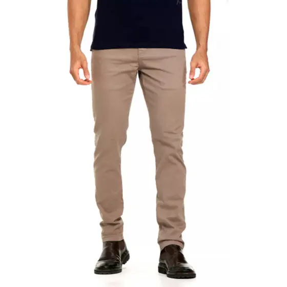 Calça Masculina Slim Sarja Plus Size