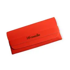 Kit 2-Estojo Carteira  Laranja Courvin Hfneedle – Design Exclusivo, Estilo e Versatilidade em um Só Produto