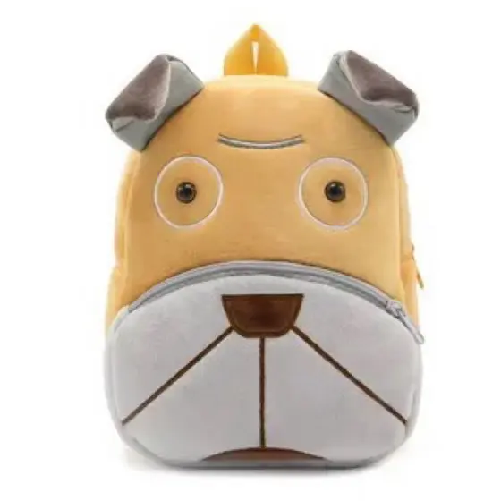 Mochila Infantil Animais Zoo Pelucia Creche