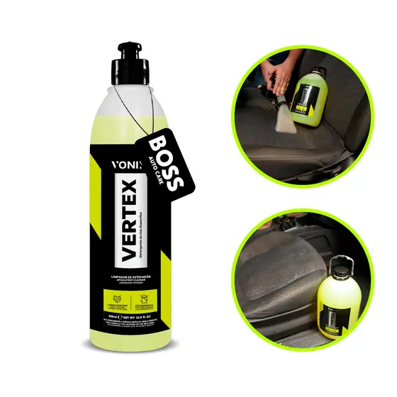 Vertex 500ml Limpeza Profunda Estofado Remove Sujeira Vonixx