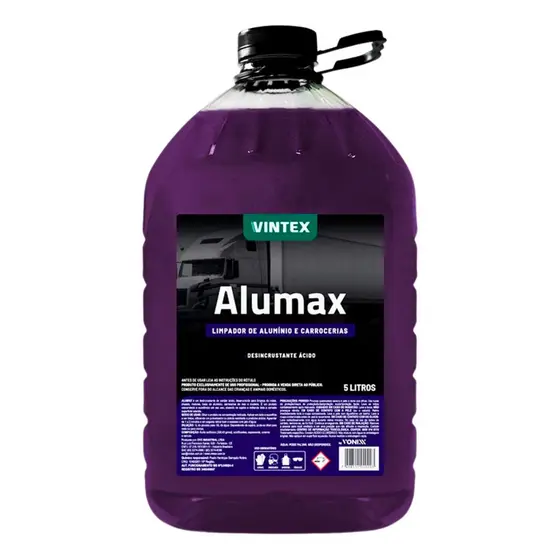 Alumax Limpa Alumínio Rodas Baú Caminhão Aro 5l