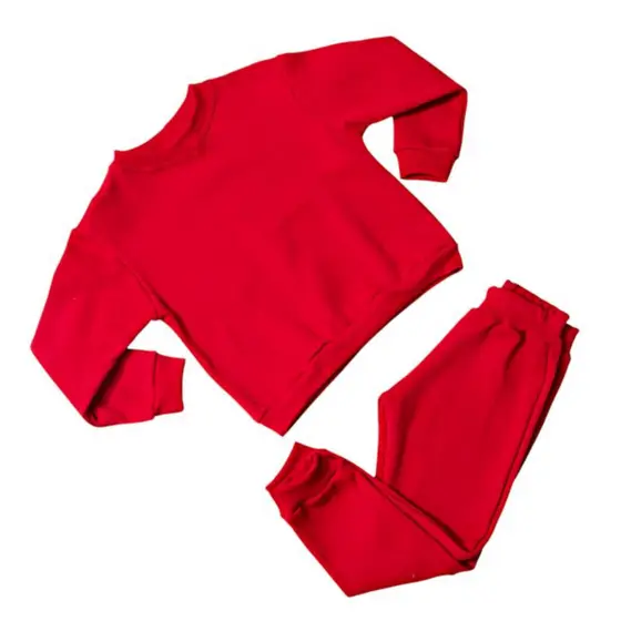 CONJUNTO DE MOLETOM FLANELADO INFANTIL MENINO E MENINA