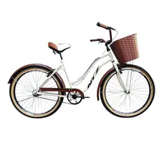 Bicicleta Retro Vintage Feminina Passeio Ntz Bikes Beach Ipoã aro 26 Com Marcha 7V ou Sem Marcha 1V