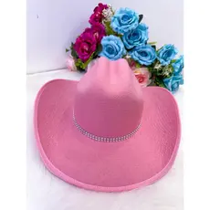 Chapeu/Chapéu Belli Preto Meninas Infantil Boiadeira Cowboy Rodeio Ana Castelo