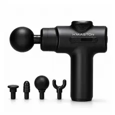 Massageador Muscular Pistola Portátil Massage Gun 4 Em 1 Recarregável 6 Velocidades Alívio Relaxamento Corporal