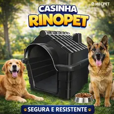 Casinha Cachorro N6 - N8 Porte Grande Casa Pet Proteção Raios UV Desmontável Resistente