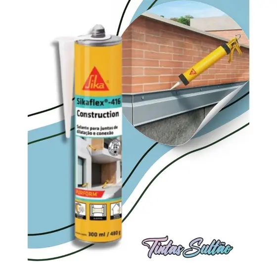 Impermeabilizante Sikaflex-416 Construction Bisnaga 400gr