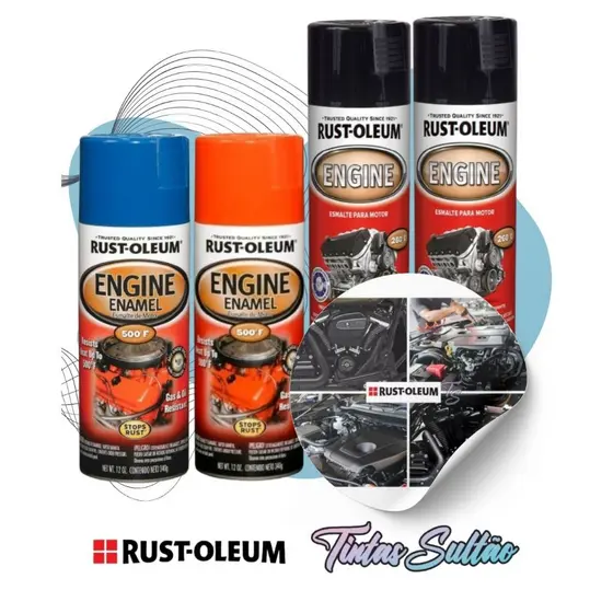 Spray Alta Temperatura Engine 260°c Rust Oleum