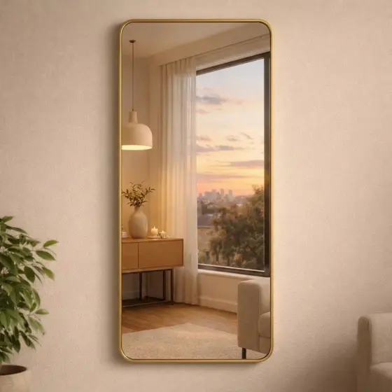 Espelho Orgânico 110x50 Luxo Venus Magnus Solis Urban Arcos