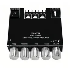 Placa Amplificadora Digital ZK-MT21 Para Canal Bluetooth 2.1 De Baixo Tom 5.0