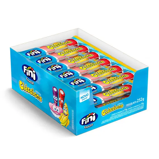 Fini Chicle Classicos 18 unidades de 14g