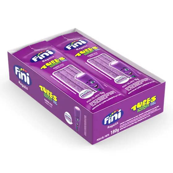 Fini Tubes Uva Citrico 12 unidades de 15g