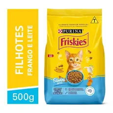 Ração Friskies Gatos Filhotes Frango e Leite 500g