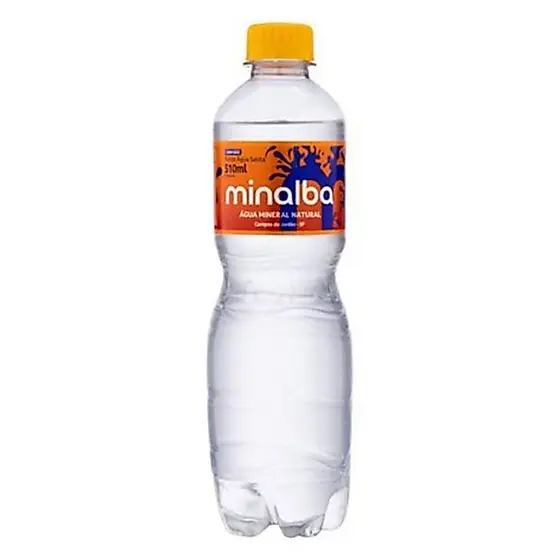 Água Mineral com Gás Garrafa 510ml Minalba
