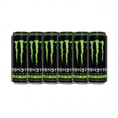Kit com 6 Energético Zero Açúcar Monster 473ml