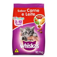 Ração Carne e Leite Gatos Filhotes 900 g Whiskas