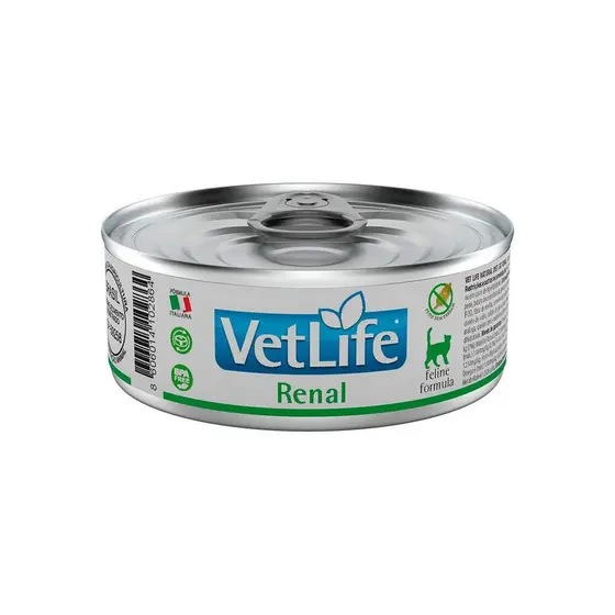 Ração Úmida Feline Nat Wet Renal 85G Vet Life