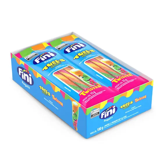 Fini Tubes Twister Citrico 12 unidades de 15g