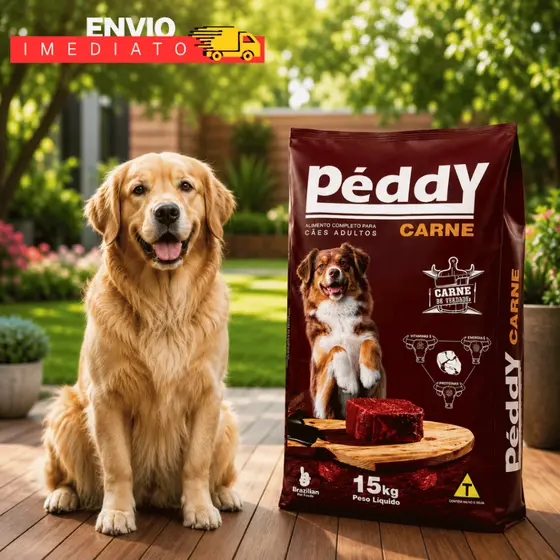 Ração p/Cães Adultos sabor Carne Original 15kg - Envio Imediato