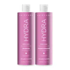 Kit Hair Care Hydra Jacques Janine Shampoo Sem Sal 450ml + Condicionador Leave-in 400ml Hidratação