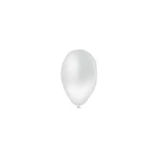 Balão Metalizado 7.0 Branco - PIC PIC - Pacote Com 50 Unidades