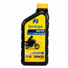 Óleo Ipiranga 20W50 Mineral API SL Para Moto 4T 1L