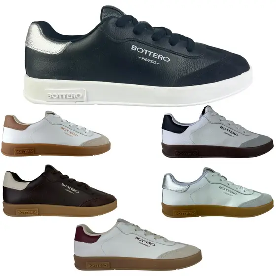 Tênis Bottero Feminino Couro Legítimo Casual Sneakers Original